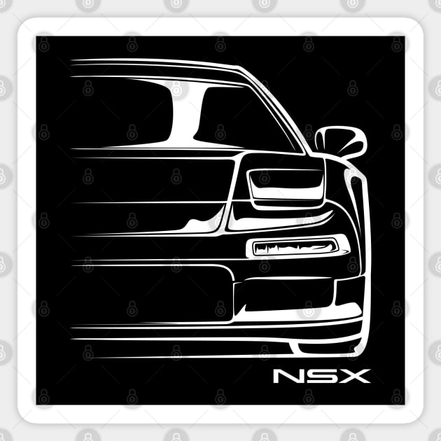 NSX NA1 Silhouette Sticker by CreativeRAS